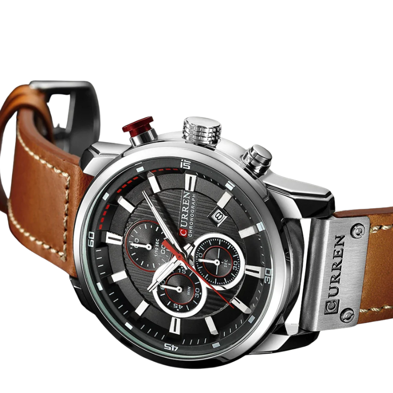 Men's Luxury Chronograph Sport Watch with Date Display