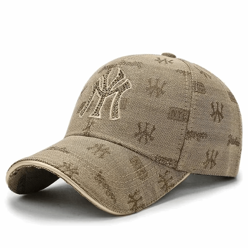 Unisex Embroidered Baseball Cap for Spring & Autumn Outdoor Wear