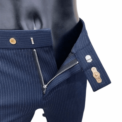 Casual Men's Slim Fit Korean Style Formal Workwear Trousers