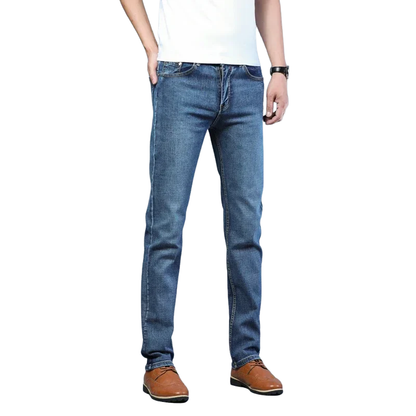 Timeless Casual Style Men’s Ripped Straight Leg Jeans