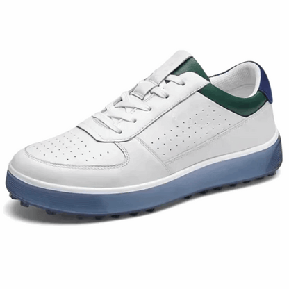 British Style Men's Genuine Cow Leather Casual Fashion Sneakers