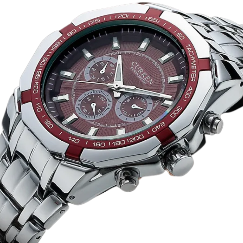 CURREN Men's Luxury Waterproof Steel Quartz Military Sport Watch