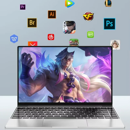 14.1" Laptop Intel N4000 12GB Win11 FHD Notebook