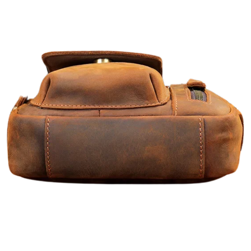 New Casual Cow Leather Shoulder Crossbody Bag For Men