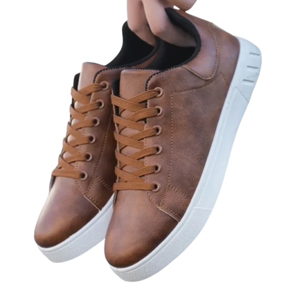 Trendy Spring/Summer Flats Classic British Leather Loafers for Men