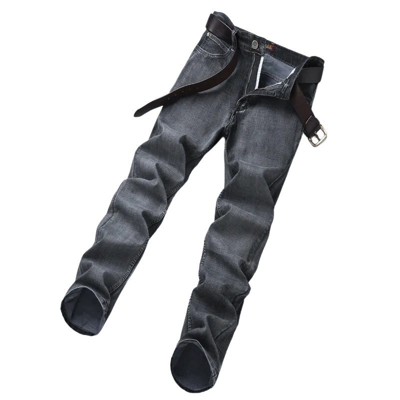 Casual Men’s Classic Straight Ripped Denim Jeans