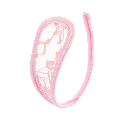 Noir Whisper Floral Lace C-String for Women
