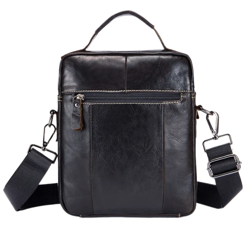 Stylish Multifunctional Genuine Leather Men's Crossbody Bag