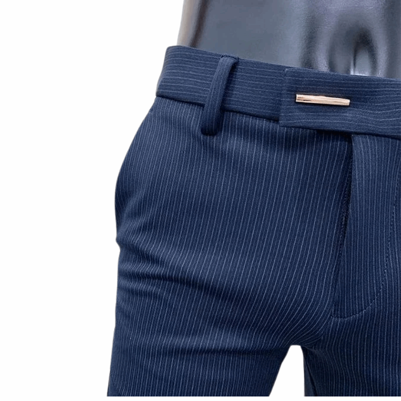 Casual Men's Slim Fit Korean Style Formal Workwear Trousers