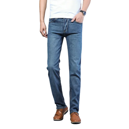 Timeless Casual Style Men’s Ripped Straight Leg Jeans