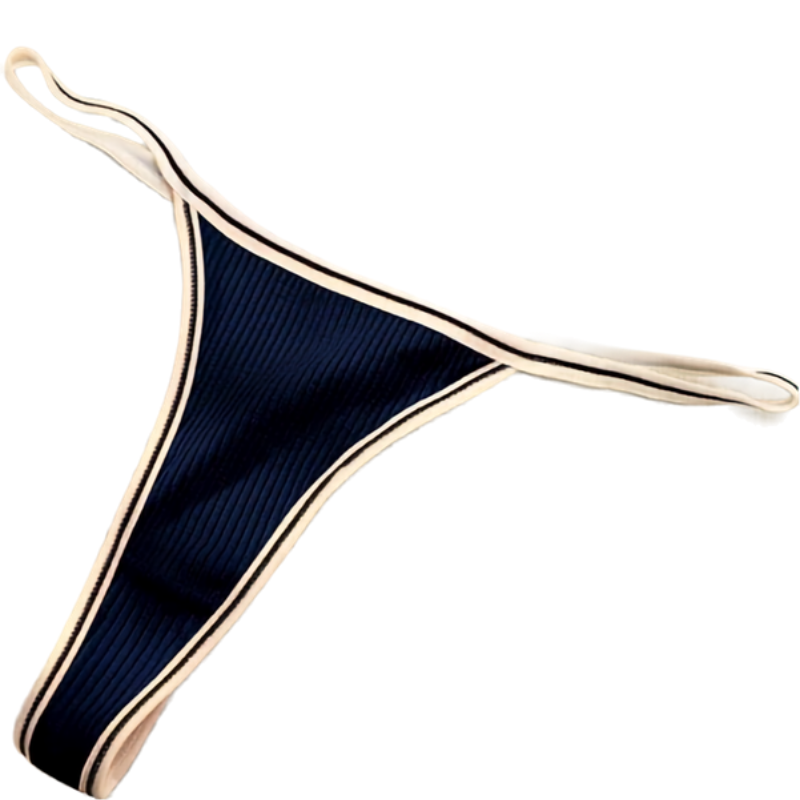 Women’s Cotton Thong Panties Low Waist Seamless Sports T-Pants