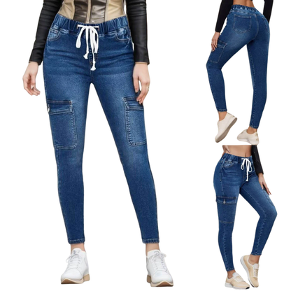 Women's Fashion Denim Slim Fit Push-Up Elastic Skinny Jeans