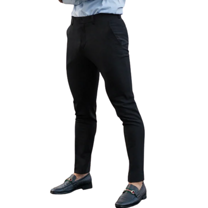 Casual All-Match Pencil Trousers Men’s Slim Solid Pants