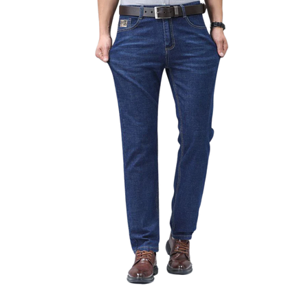 Blue Denim Men’s Stretch Slim fit Straight Jeans