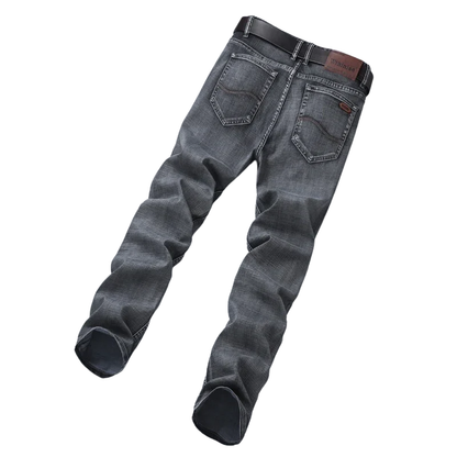 Classic Look Stylish Straight Fit Ripped Jeans for Men