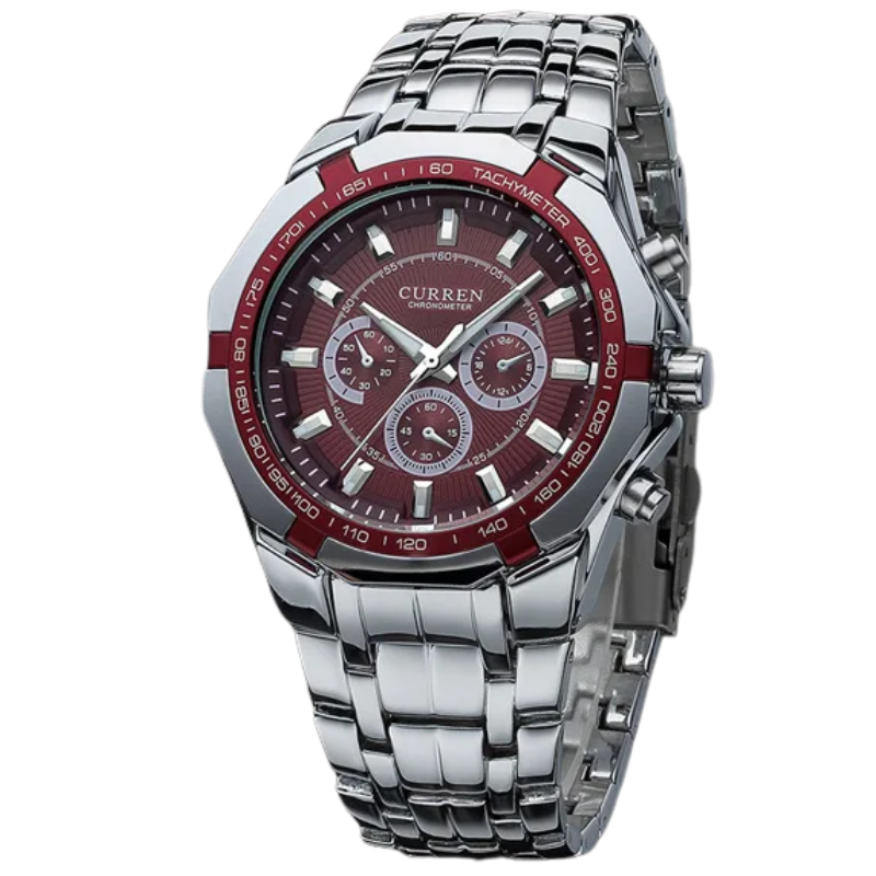 CURREN Men's Luxury Waterproof Steel Quartz Military Sport Watch