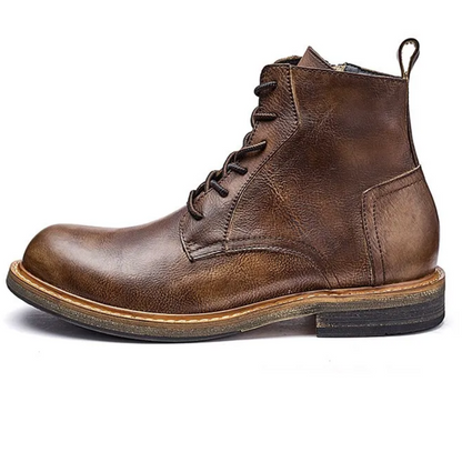 Vintage Designer Ankle Handmade Men’s Leather Boots