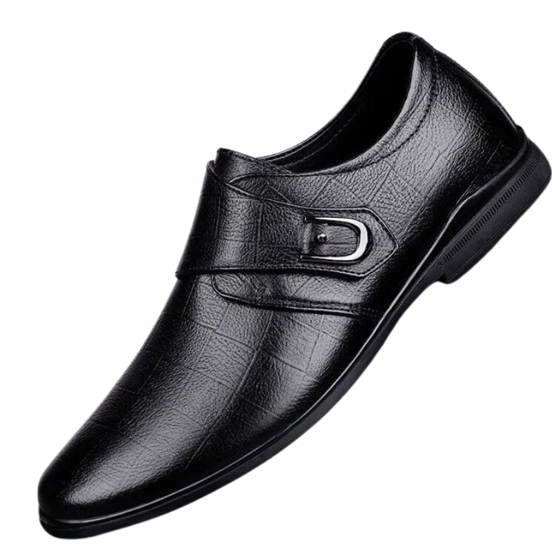 Luxury Designer Style, Spring Men’s Round Toe Formal Dress Shoes