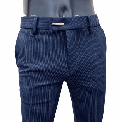 Men's  Slim Fit Korean Style Workwear Suit Long Pants