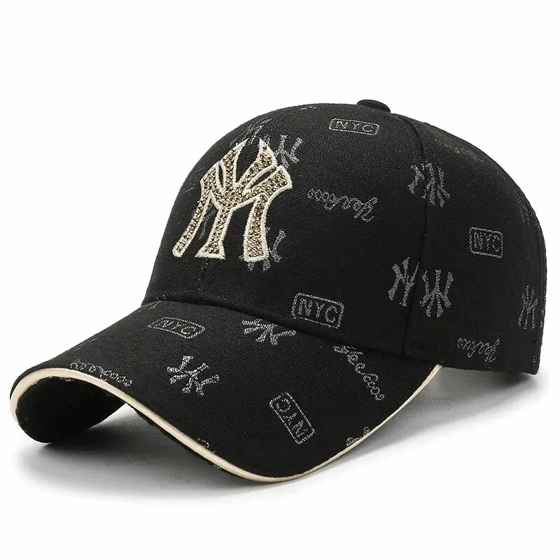 Unisex Embroidered Baseball Cap for Spring & Autumn Outdoor Wear