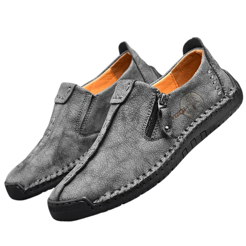 Casual Slip-On Breathable Flats Handmade Men’s Leather Loafers