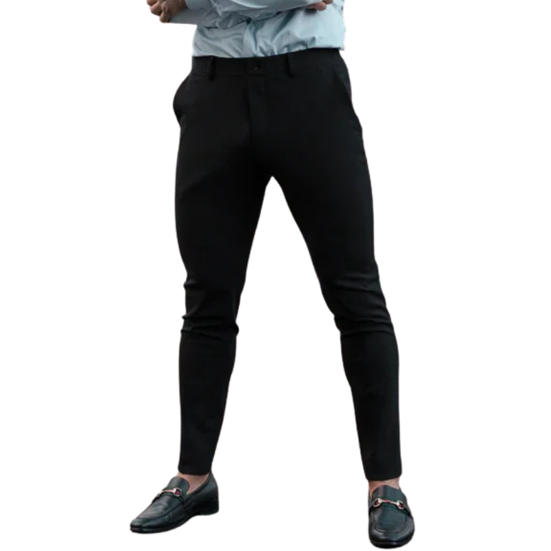 Casual All-Match Pencil Trousers Men’s Slim Solid Pants