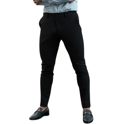 Casual All-Match Pencil Trousers Men’s Slim Solid Pants