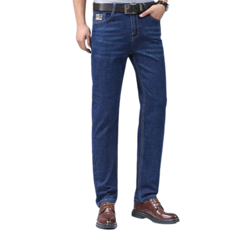 Blue Denim Men’s Stretch Slim fit Straight Jeans