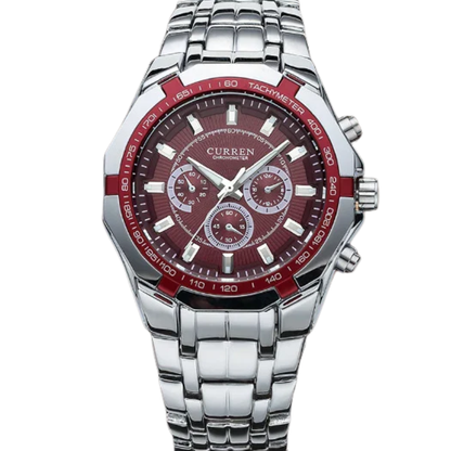 CURREN Men's Luxury Waterproof Steel Quartz Military Sport Watch