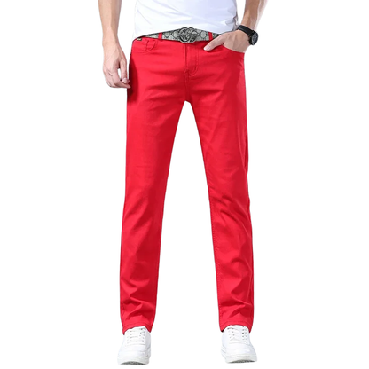 Men’s Slim Fit Cotton Business Pants