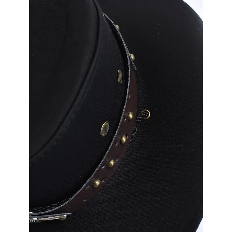 Vintage Artificial Suede Western Cowboy Jazz Hat