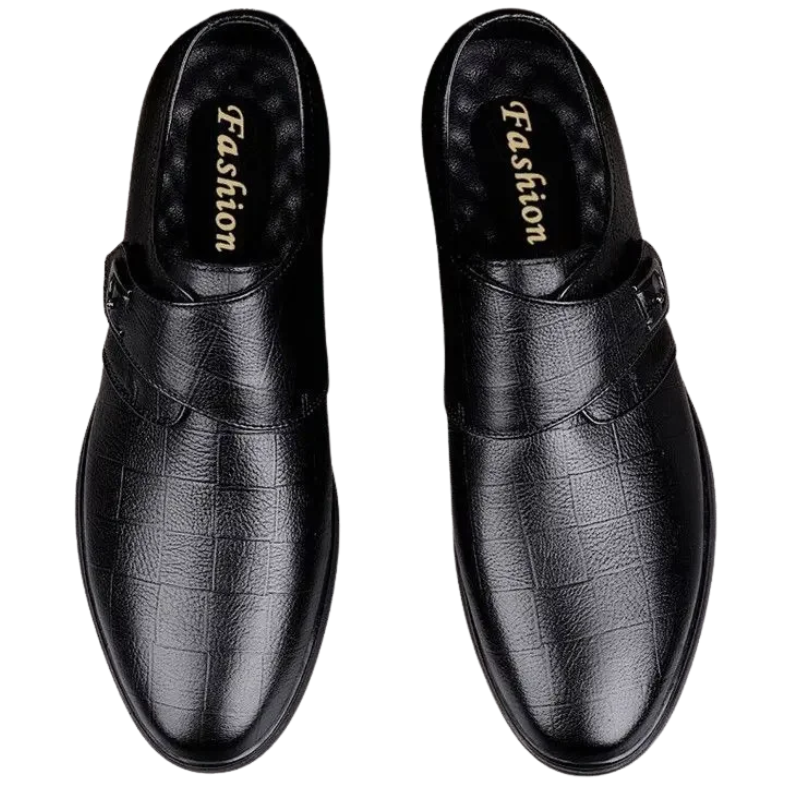 Luxury Designer Style, Spring Men’s Round Toe Formal Dress Shoes