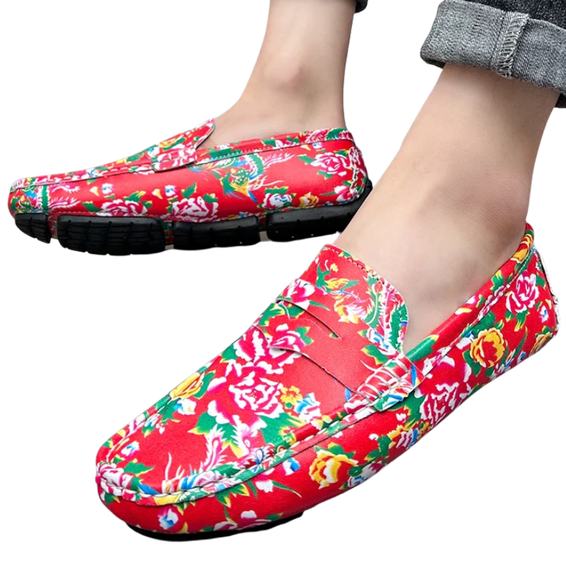 Luxury Comfy Slip-On Moccasins Handmade Leather Loafers for Men