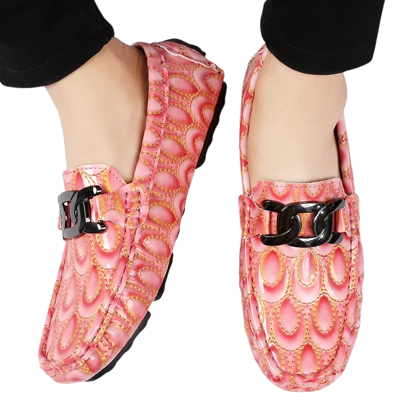 Comfort Casual Driving Shoes Handmade PU Leather Men's Loafers