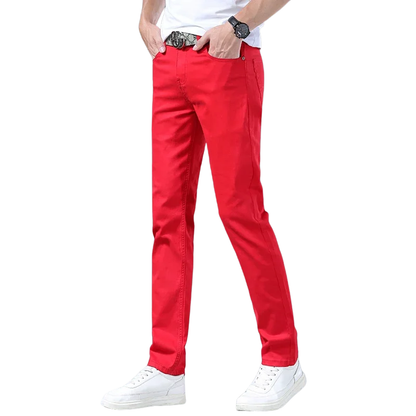 Men’s Slim Fit Cotton Business Pants