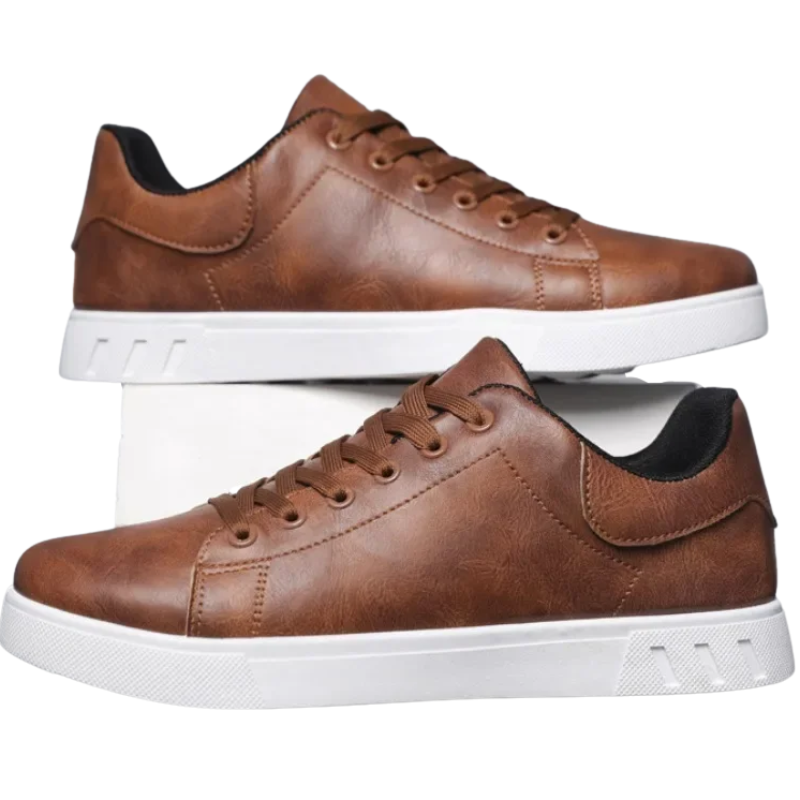 Trendy Spring/Summer Flats Classic British Leather Loafers for Men