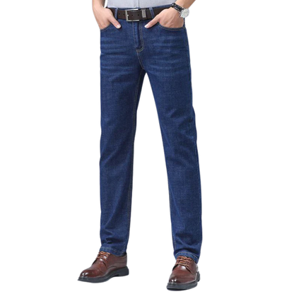 Blue Denim Men’s Stretch Slim fit Straight Jeans