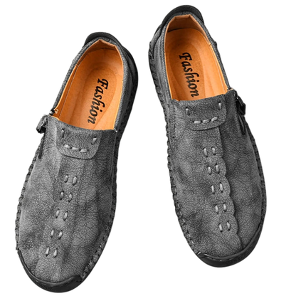 Casual Slip-On Breathable Flats Handmade Men’s Leather Loafers
