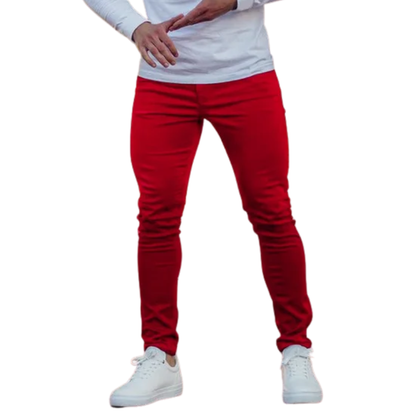 Casual All-Match Pencil Trousers Men’s Slim Solid Pants