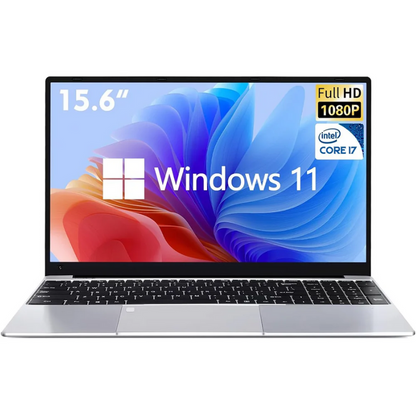 15.6" i7 Laptop 16GB Win11 Pro Fingerprint Notebook