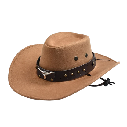 Vintage Artificial Suede Western Cowboy Jazz Hat