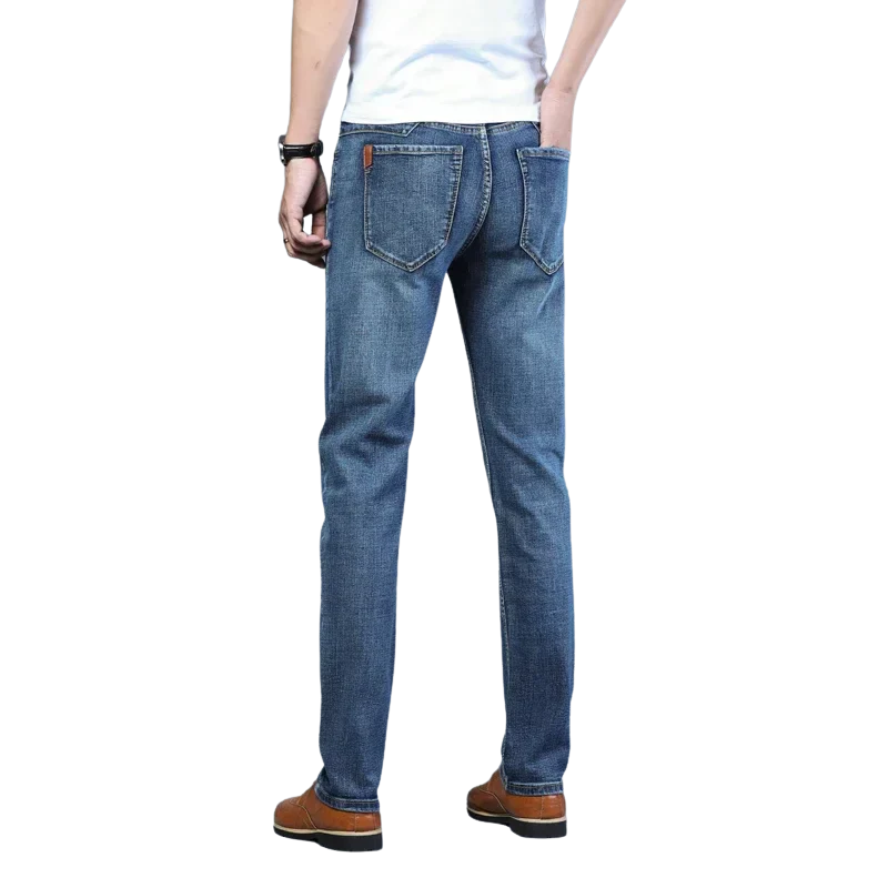 Timeless Casual Style Men’s Ripped Straight Leg Jeans