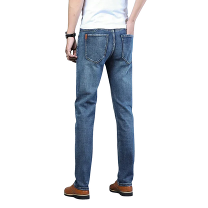 Timeless Casual Style Men’s Ripped Straight Leg Jeans