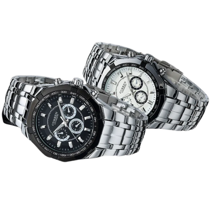 CURREN Men's Luxury Waterproof Steel Quartz Military Sport Watch
