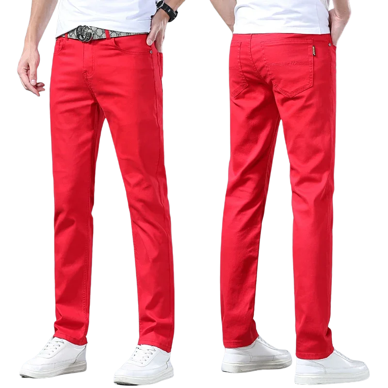 Men’s Slim Fit Cotton Business Pants