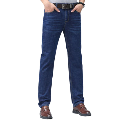 Blue Denim Men’s Stretch Slim fit Straight Jeans