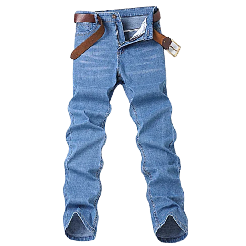 Comfort Fit Business Jeans Men’s Stretch Straight-Leg Denim