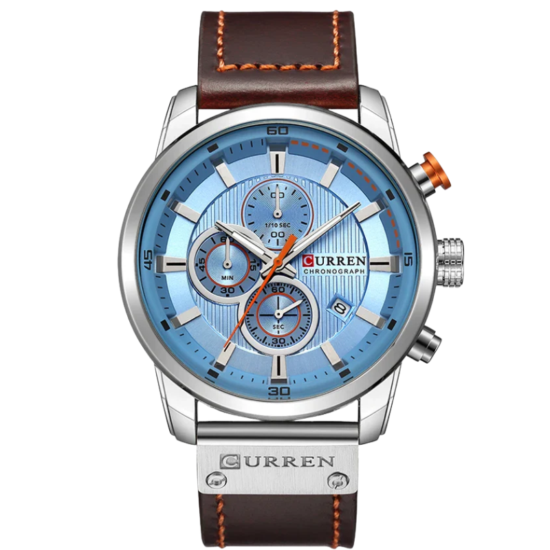 Men's Luxury Chronograph Sport Watch with Date Display