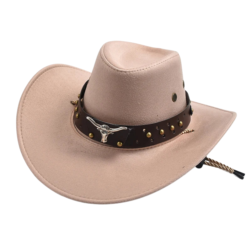 Vintage Artificial Suede Western Cowboy Jazz Hat