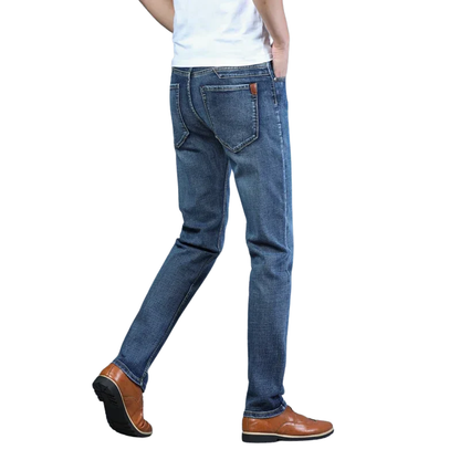 Timeless Casual Style Men’s Ripped Straight Leg Jeans